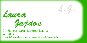 laura gajdos business card